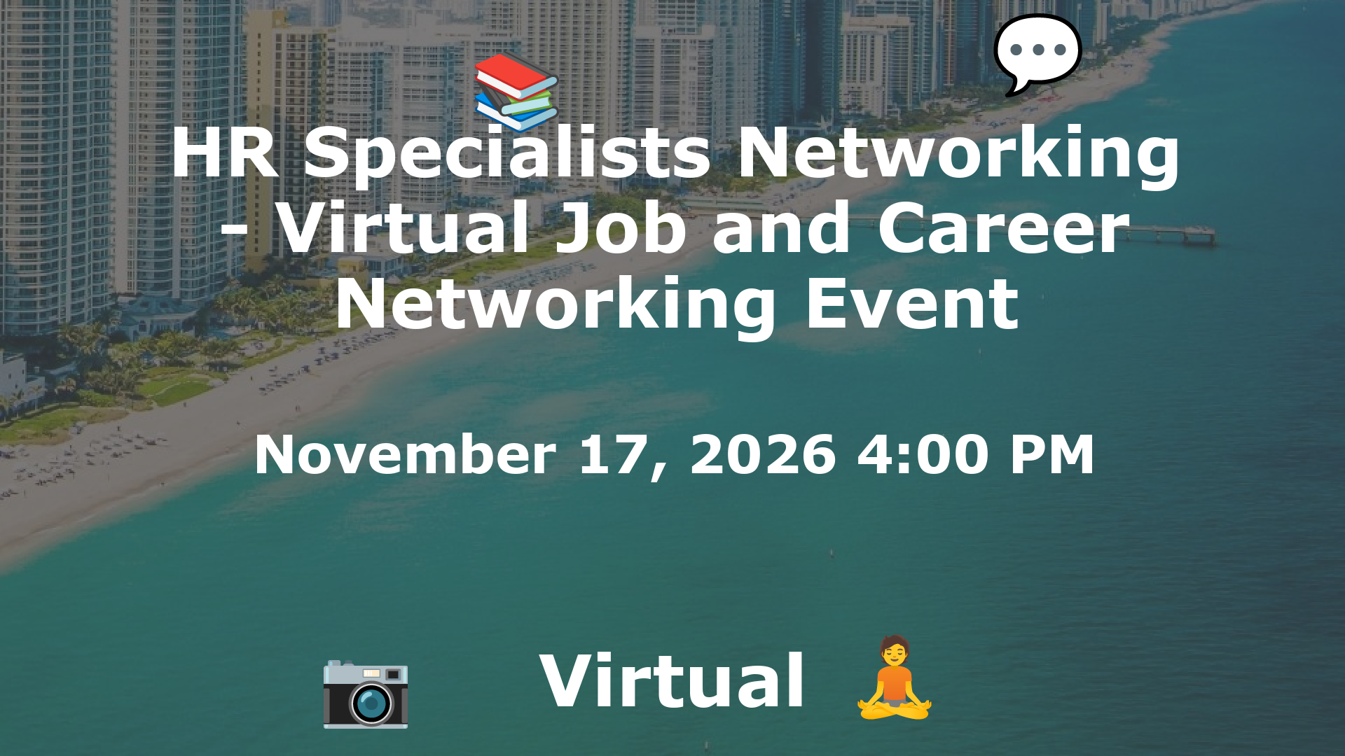 HR Specialists Networking - Virtual Job and Career Networking Event event image